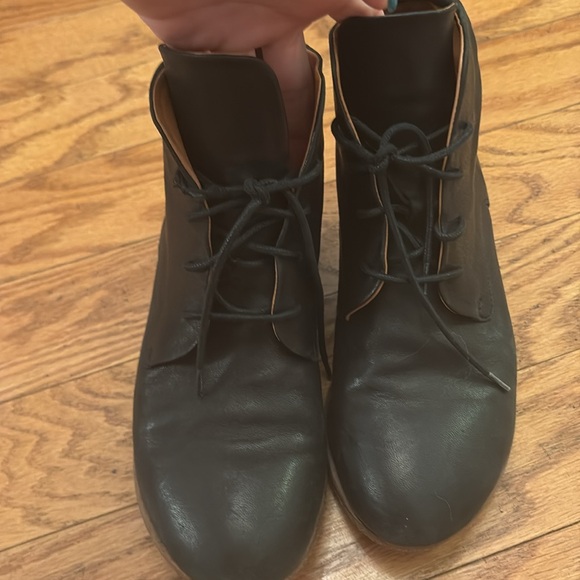 P. Monjo Leather Booties - Size 36 - Picture 5 of 6